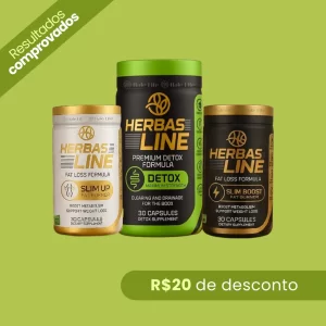 Kit Herbas Line inibidor + Detox Herbas Line 